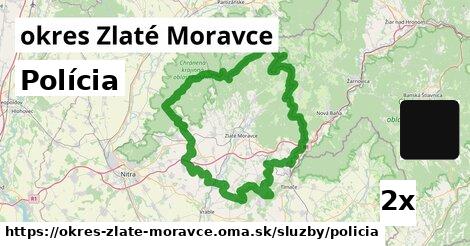 Polícia, okres Zlaté Moravce