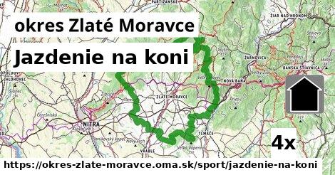 Jazdenie na koni, okres Zlaté Moravce