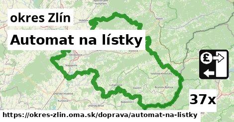 automat na lístky v okres Zlín