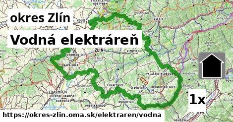 Vodná elektráreň, okres Zlín