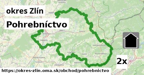 Pohrebníctvo, okres Zlín