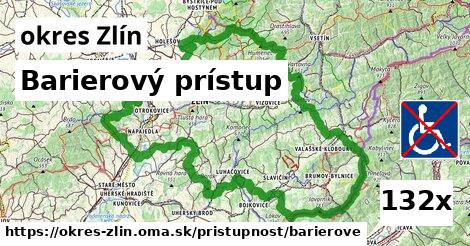 barierový prístup v okres Zlín