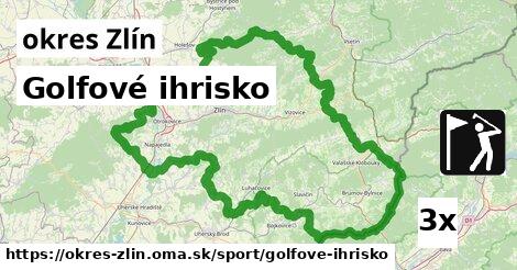 Golfové ihrisko, okres Zlín