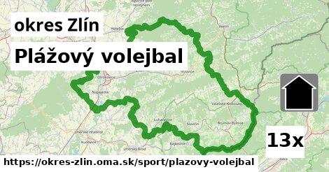 plážový volejbal v okres Zlín