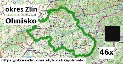 ohnisko v okres Zlín