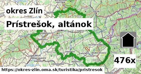 Prístrešok, altánok, okres Zlín