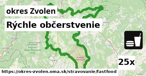 Všetky body v okres Zvolen