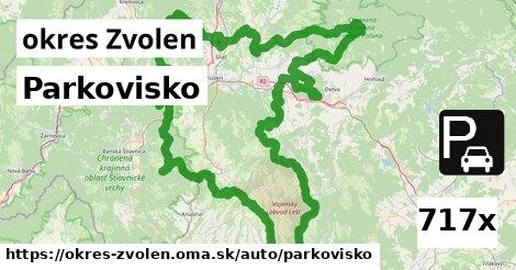 Parkovisko, okres Zvolen