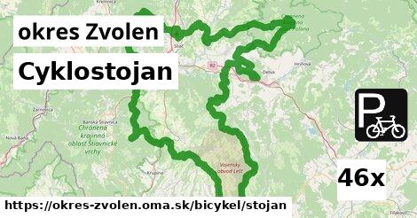 Cyklostojan, okres Zvolen