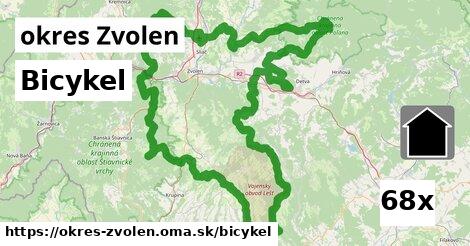 bicykel v okres Zvolen