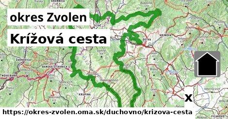 Krížová cesta, okres Zvolen