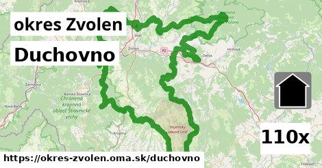 duchovno v okres Zvolen