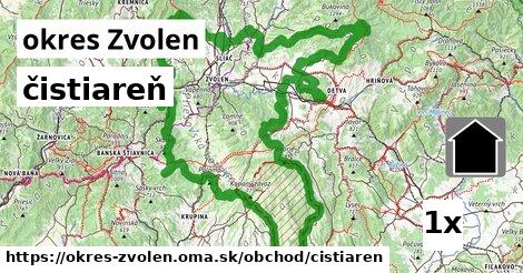 čistiareň, okres Zvolen