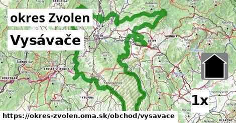 Vysávače, okres Zvolen
