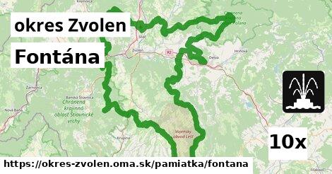 Fontána, okres Zvolen