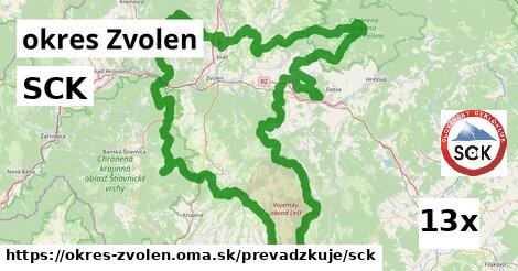 SCK, okres Zvolen