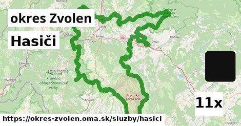 Hasiči, okres Zvolen