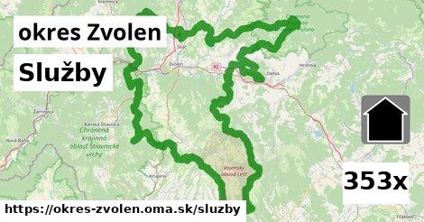 služby v okres Zvolen