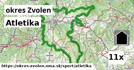 Atletika, okres Zvolen