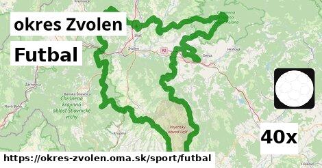 Futbal, okres Zvolen