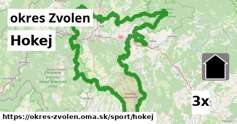 Hokej, okres Zvolen