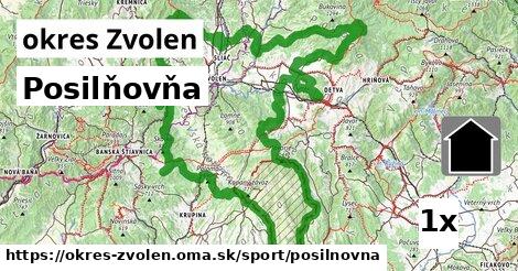 Posilňovňa, okres Zvolen