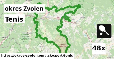 Tenis, okres Zvolen