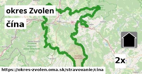 čína, okres Zvolen