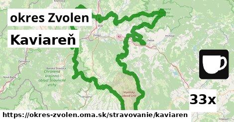 Kaviareň, okres Zvolen