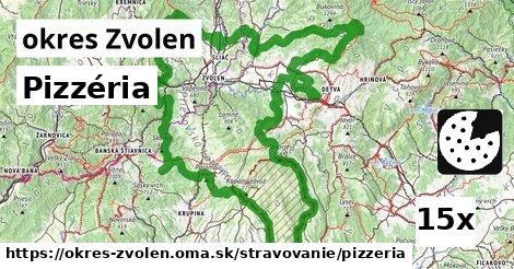 Pizzéria, okres Zvolen