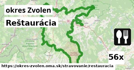 Reštaurácia, okres Zvolen