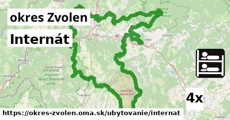 Internát, okres Zvolen