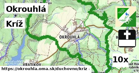 kríž v Okrouhlá