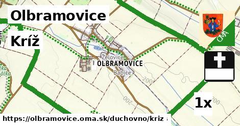 kríž v Olbramovice