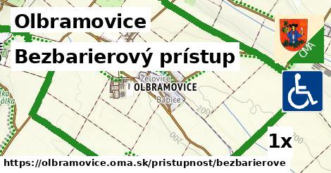 bezbarierový prístup v Olbramovice