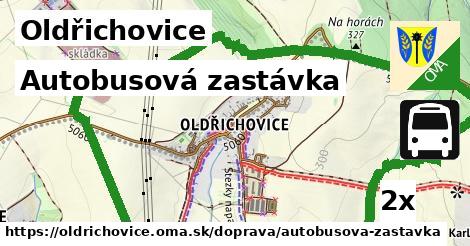 Autobusová zastávka, Oldřichovice