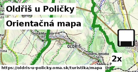 Orientačná mapa, Oldřiš u Poličky