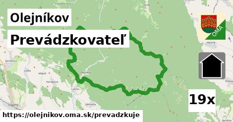 prevádzkovateľ v Olejníkov