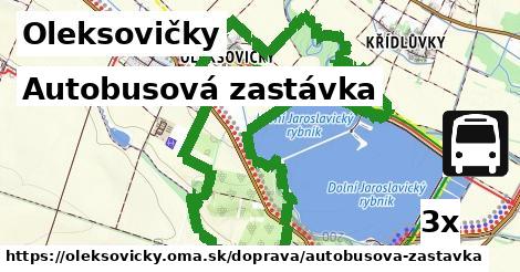 Autobusová zastávka, Oleksovičky