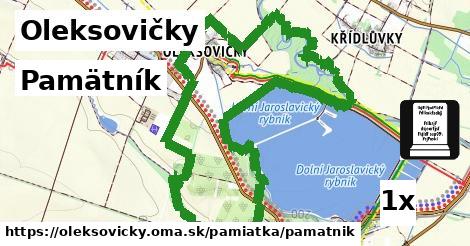 Pamätník, Oleksovičky