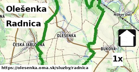 Radnica, Olešenka