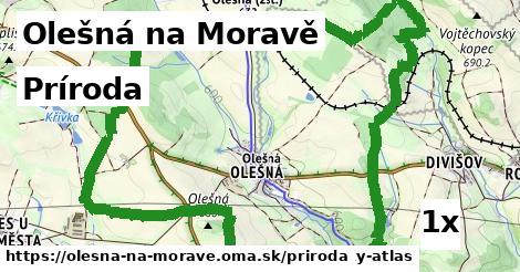 príroda v Olešná na Moravě