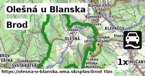 brod v Olešná u Blanska