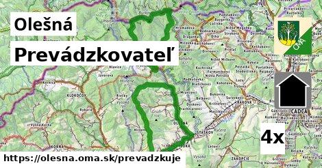 prevádzkovateľ v Olešná