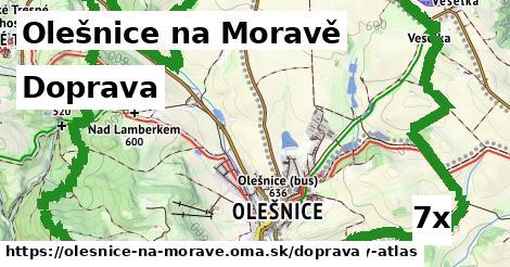 doprava v Olešnice na Moravě