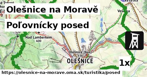 Poľovnícky posed, Olešnice na Moravě