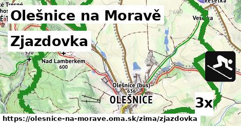 Zjazdovka, Olešnice na Moravě