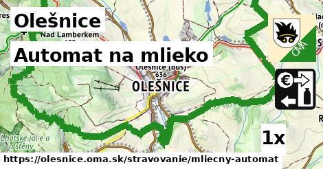 automat na mlieko v Olešnice