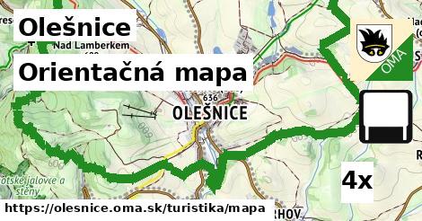 Orientačná mapa, Olešnice