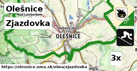 zjazdovka v Olešnice